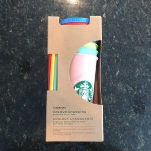 Starbucks color changing cold cups